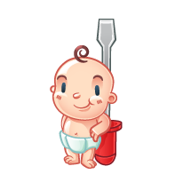Bébé et Tournevis 