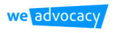 We advocacy 