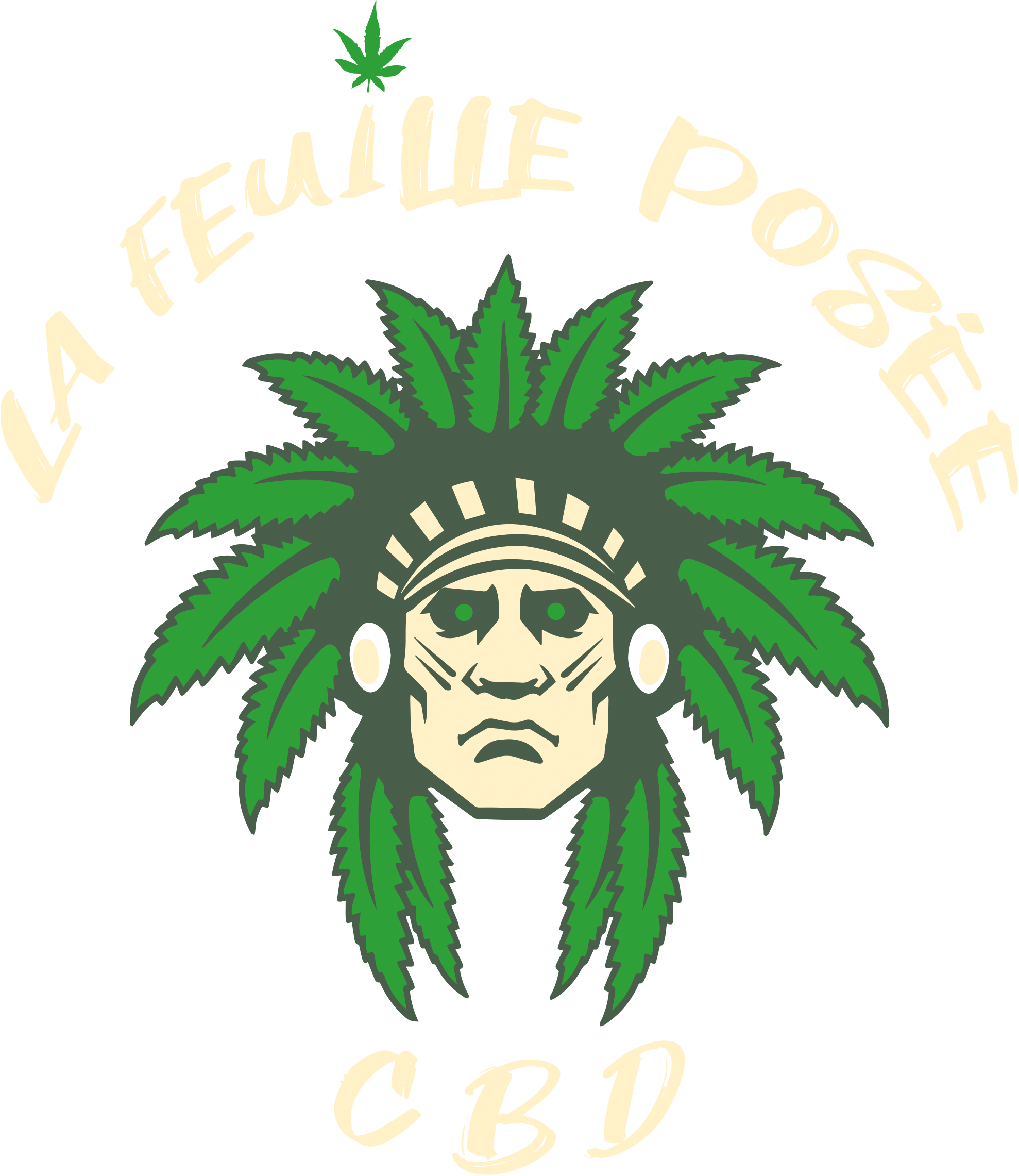 LA FEUILLE POSEE