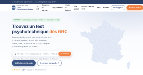 PERMIS TEST PSYCHOTECHNIQUE