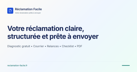 Réclamation facile