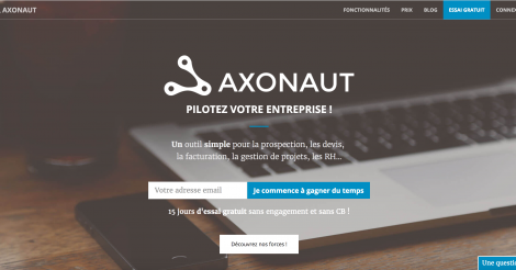 Startup <h3>Axonaut</h3> France French Tech